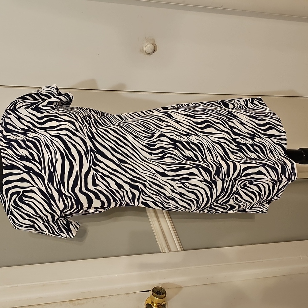 Jude Connally Zebra Print Dress